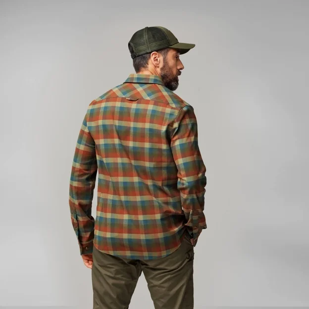 Fjällräven Lappland Stretch Flannel Shirt M Men’s Shirts Model Model back 84128