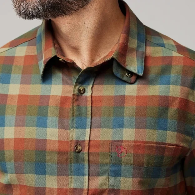 Fjällräven Lappland Stretch Flannel Shirt M Men’s Shirts Model Angle F 84126