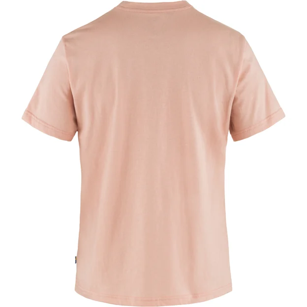 Fjällräven Lush Logo T-shirt W Women’s T-shirts & tank tops Pink Main Back 81047