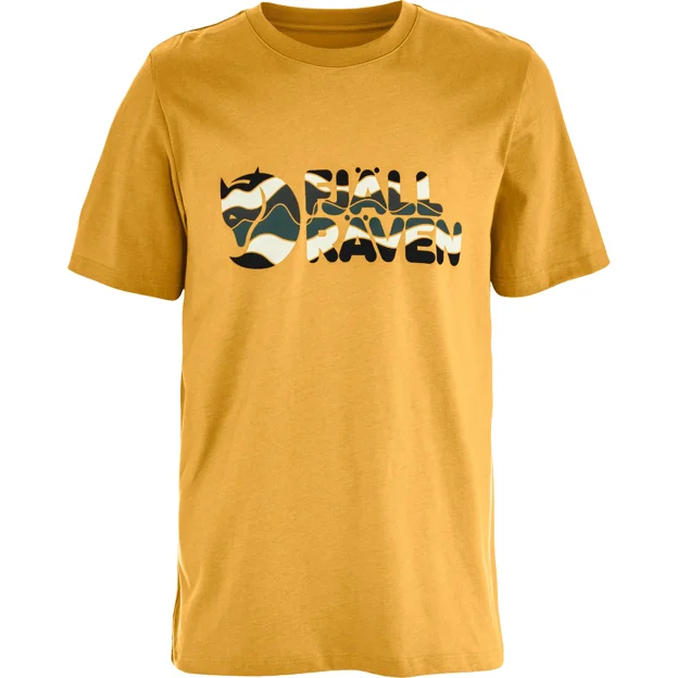 Fjällräven Multicolor Logo T-shirt M Men’s T-shirts & tank tops Yellow, Orange Main Front 100819