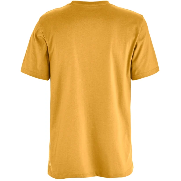Fjällräven Multicolor Logo T-shirt M Men’s T-shirts & tank tops Yellow, Orange Main Back 100814