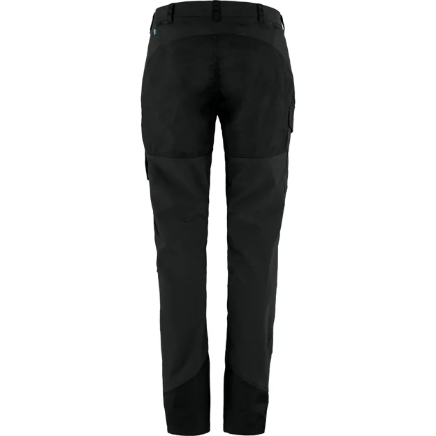 Fjällräven Nikka Trousers Curved W Women’s Trekking trousers Black Main Back 15779