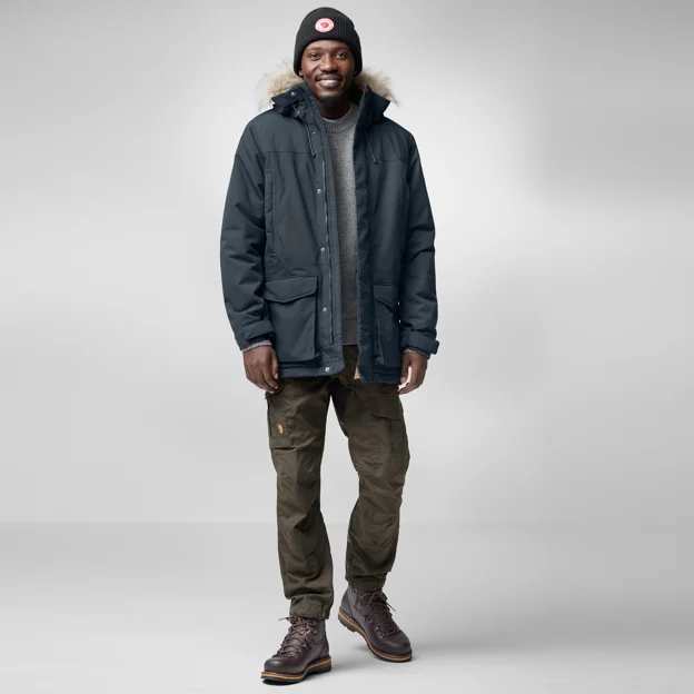 Fjällräven Nuuk Lite Parka M Men’s Parkas Model Model front 76001