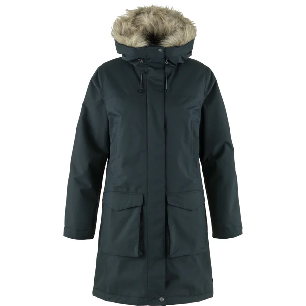 Fjällräven Nuuk Lite Parka W Women’s Parkas Blue Main Front 65505