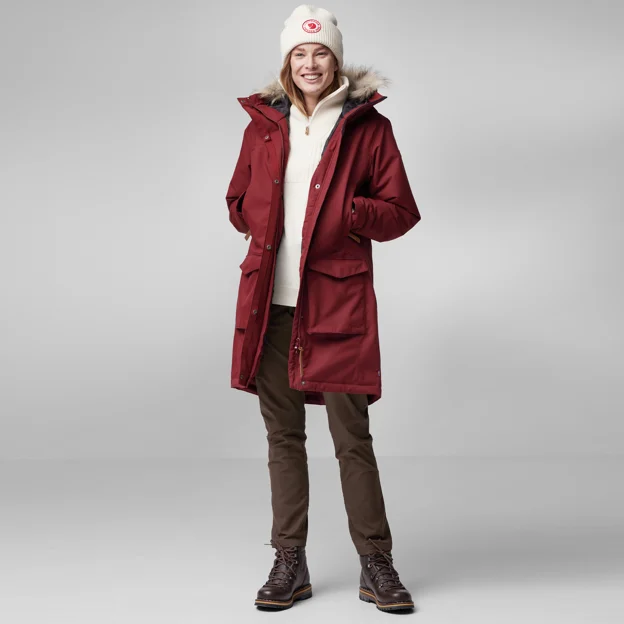 Fjällräven Nuuk Lite Parka W Women’s Parkas Model Model front 76007