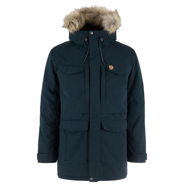 Fjällräven Nuuk Parka M Men’s Parkas Blue Main Front 104746