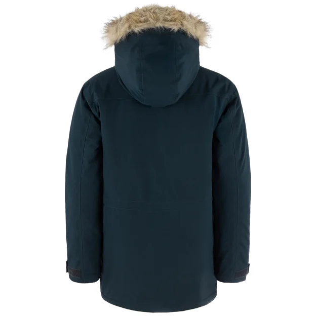 Fjällräven Nuuk Parka M Men’s Parkas Blue Main Back 104747