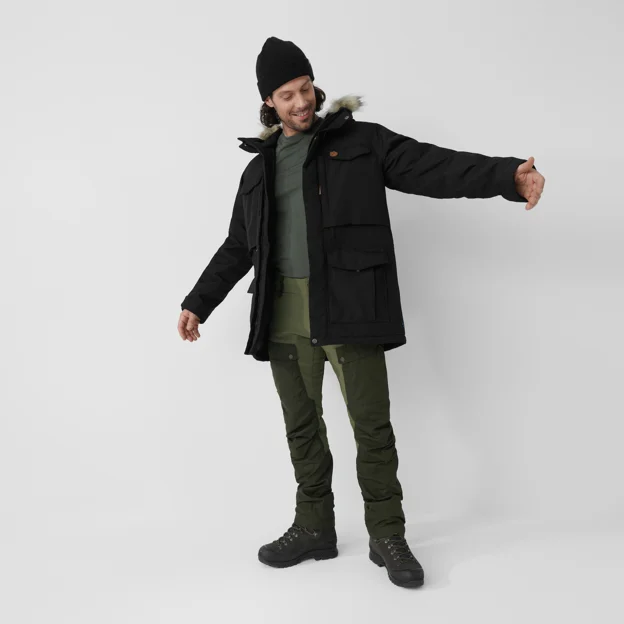 Fjällräven Nuuk Parka M Men’s Parkas Model Model front 60213