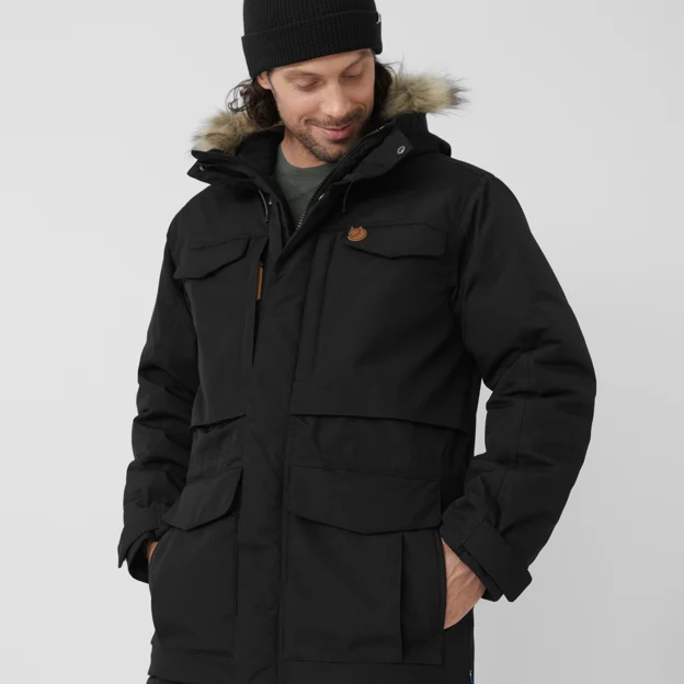 Fjällräven Nuuk Parka M Men’s Parkas Detail Angle H 60218