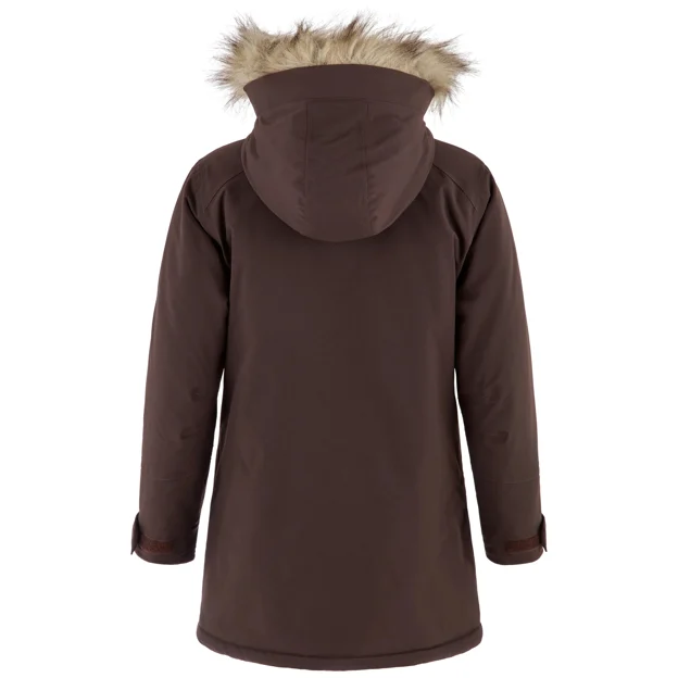 Fjällräven Nuuk Parka W Women’s Parkas Brown, Purple Main Back 104749