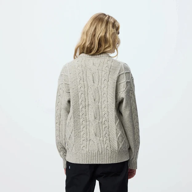 Fjällräven Övik Cable Knit W Women’s Sweaters & knitwear Model Model back 120372