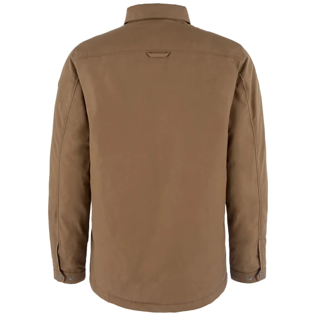 Fjällräven Övik Down Shirt Jacket M Men’s Down jackets Brown Main Back 104811