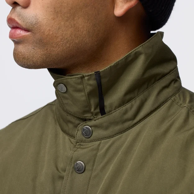 Fjällräven Övik Down Shirt Jacket M Men’s Down jackets Model Angle L 120356