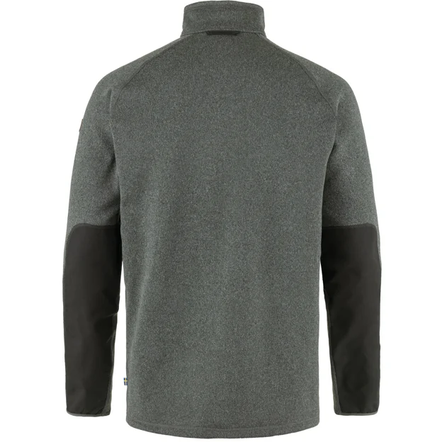 Fjällräven Övik Fleece Half Zip M Men’s Fleeces Grey Main Back 61129