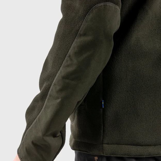 Fjällräven Övik Fleece Hoodie M Men’s Fleeces Detail Angle G 44614