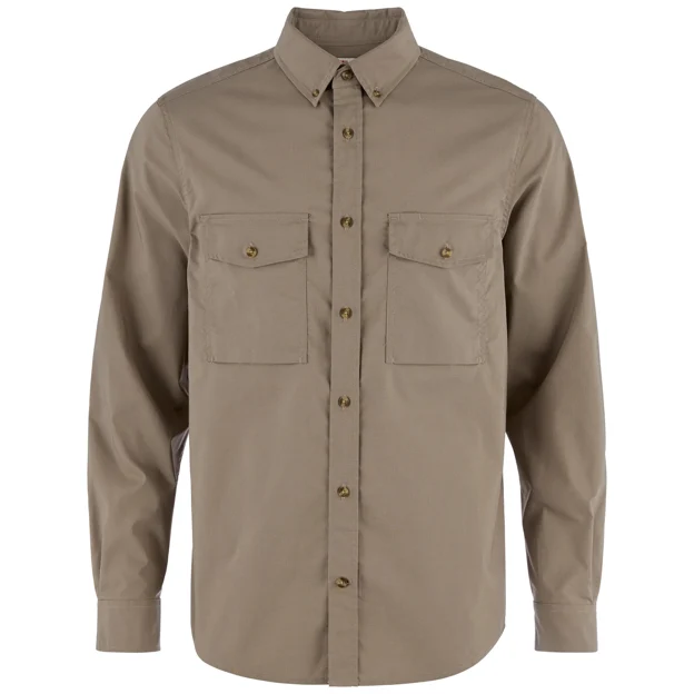 Fjällräven Övik G-1000 Shirt LS M Men’s Shirts Brown Main Front 104800
