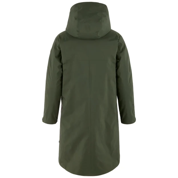 Fjällräven Övik GTX Padded Parka W Women’s Outdoor jackets Green Main Back 104650
