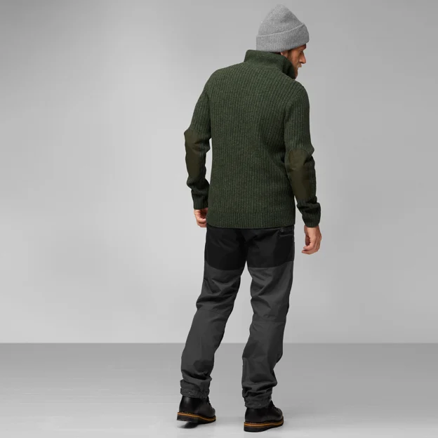 Fjällräven Övik Half Zip Knit M Men’s Sweaters & knitwear Model Model back 76015