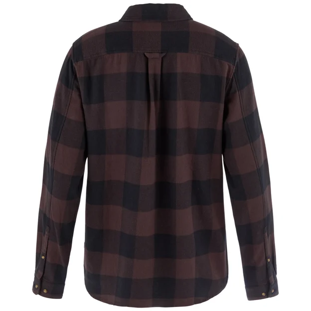 Fjällräven Övik Heavy Flannel Shirt W Women’s Shirts Black, Brown, Purple Main Back 104799