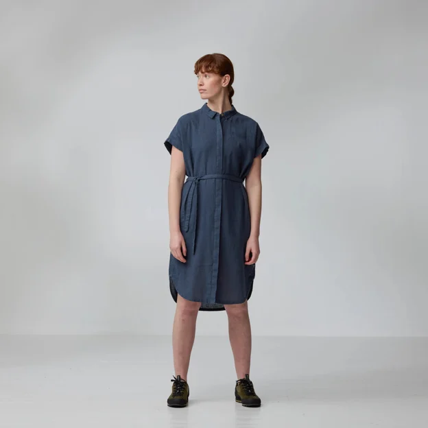 Fjällräven Övik Hemp Dress W Women’s Dresses Model Model front 89696