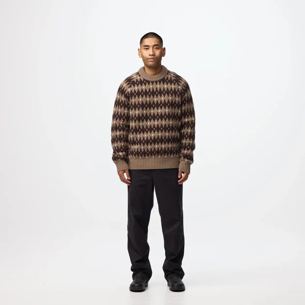 Fjällräven Övik Jacquard Knit M Men’s Sweaters & knitwear Model Model front 120159