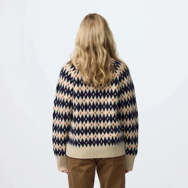 Fjällräven Övik Jacquard Knit W Women’s Sweaters & knitwear Model Model back 120082