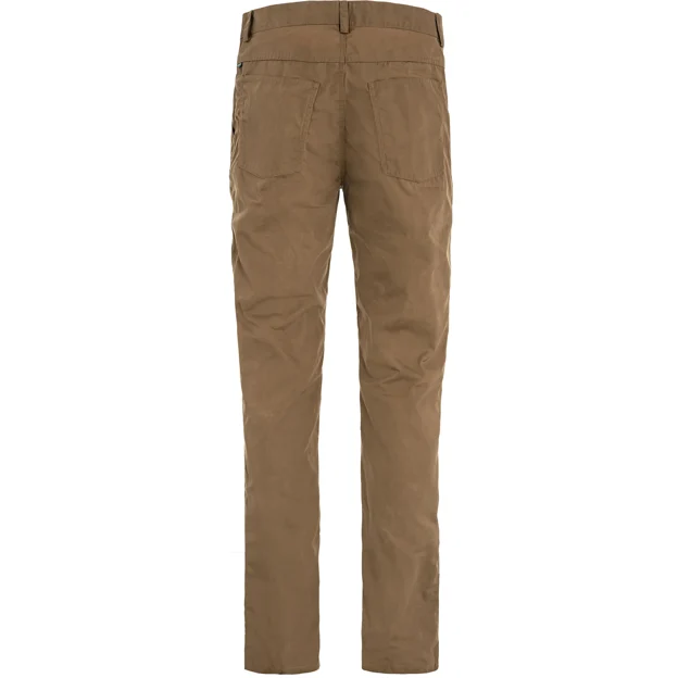 Fjällräven Övik Jeans M Men’s Outdoor trousers Brown Main Back 96384