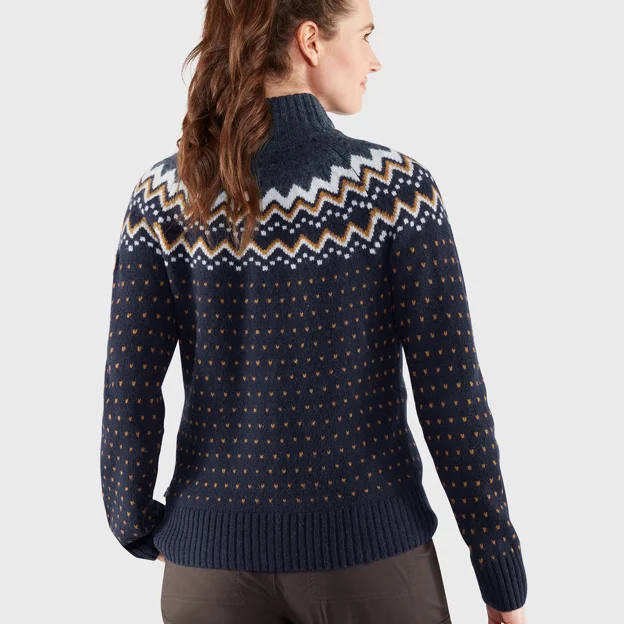 Fjällräven Övik Knit Cardigan W Women’s Sweaters & knitwear Model Model back 48459