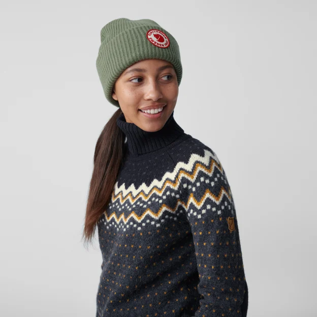 Fjällräven Övik Knit Roller Neck W Women’s Sweaters & knitwear Model Model back 60224