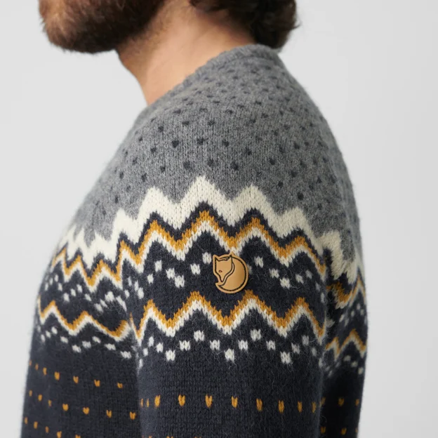 Fjällräven Övik Knit Sweater M Men’s Sweaters & knitwear Detail Angle I 52535