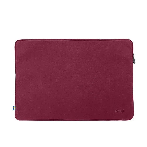 Fjällräven Övik Laptop Sleeve 14 Unisex Backpack & bag accessories Red Main Back 89549