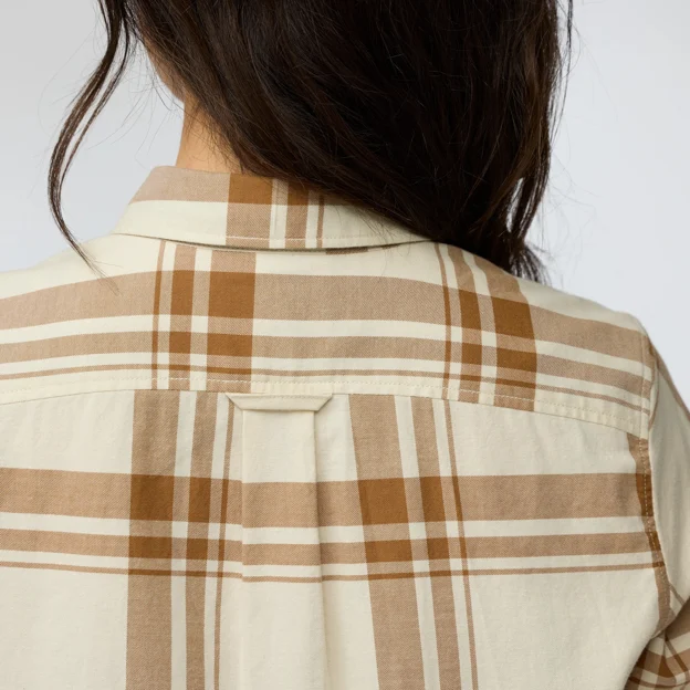 Fjällräven Övik Lite Flannel Shirt W Women’s Shirts Model Angle H 93013