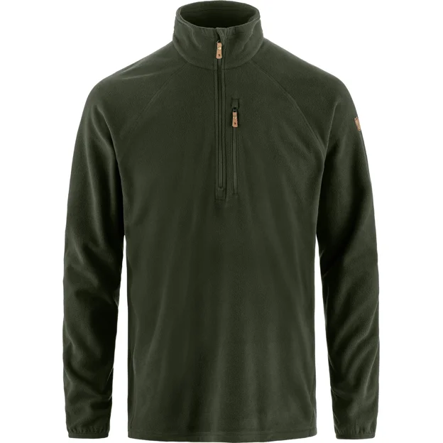 Fjällräven Övik Lite Fleece Half Zip M Men’s Outlet Green Main Front 79830