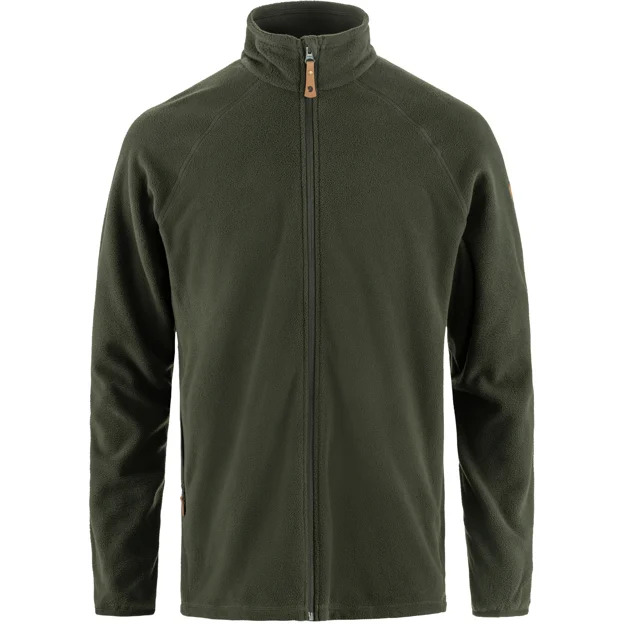 Fjällräven Övik Lite Fleece Jacket M Men’s Fleeces Green Main Front 79922