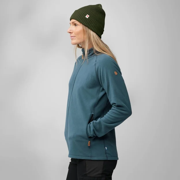 Fjällräven Övik Lite Fleece Jacket W Women’s Fleeces Model Model side 85544