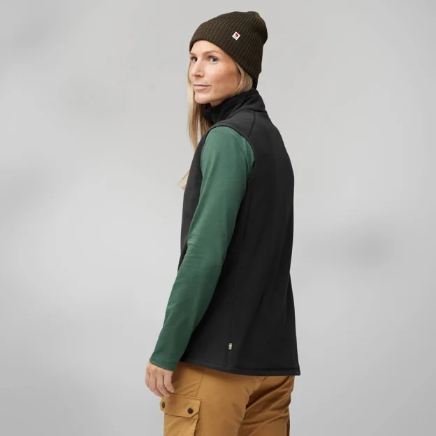 Fjällräven Övik Lite Fleece Vest W Women’s Vests Model Model back 85556