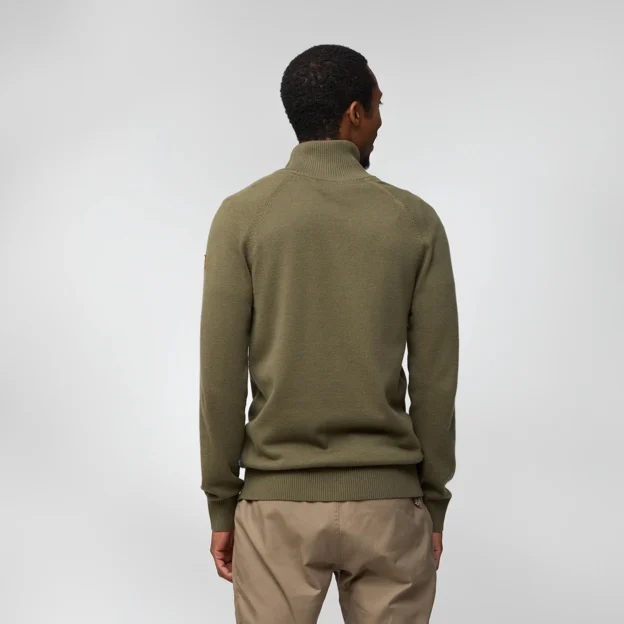 Fjällräven Övik Lite Half Zip M Men’s Sweaters & knitwear Model Model back 94835