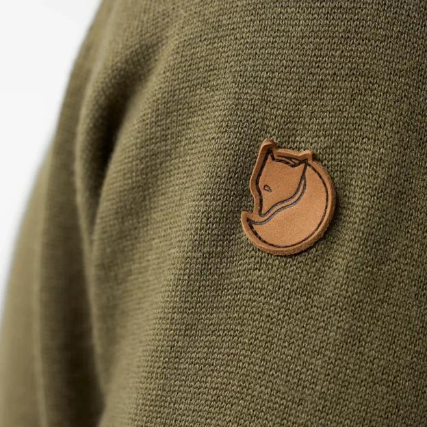 Fjällräven Övik Lite Half Zip M Men’s Sweaters & knitwear Model Angle H 94499