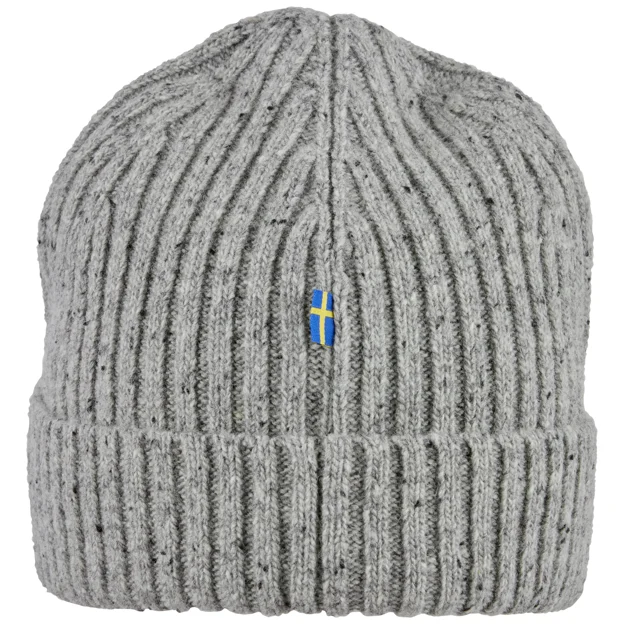 Fjällräven Övik Neps Beanie Unisex Caps, hats & beanies Grey Main Back 104675