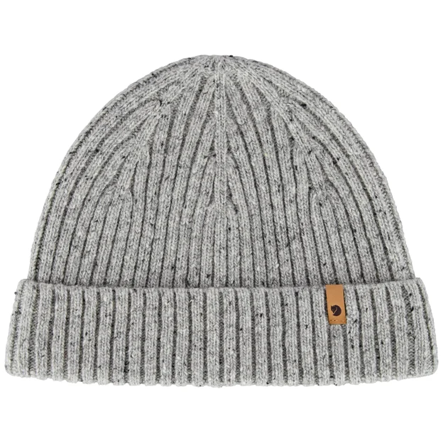 Fjällräven Övik Neps Beanie Unisex Caps, hats & beanies Grey Main Angle F 104671