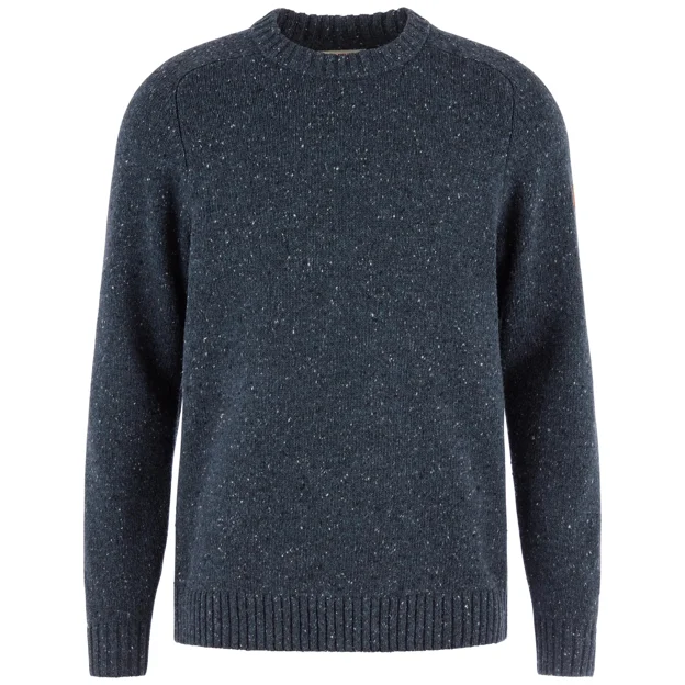 Fjällräven Övik Neps Knit Sweater M Men’s Sweaters & knitwear Blue Main Front 104669