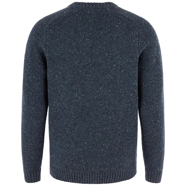 Fjällräven Övik Neps Knit Sweater M Men’s Sweaters & knitwear Blue Main Back 104673