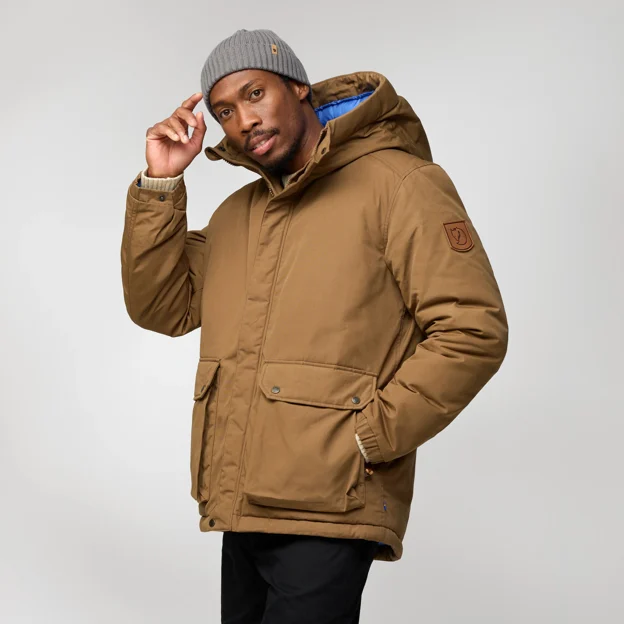 Fjällräven Övik Padded Jacket M Men’s Outdoor jackets Model Angle F 94862
