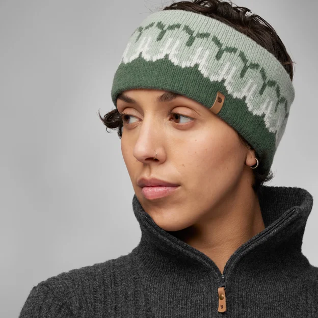 Fjällräven Övik Path Knit Headband Unisex Caps, hats & beanies Model Model front 76038