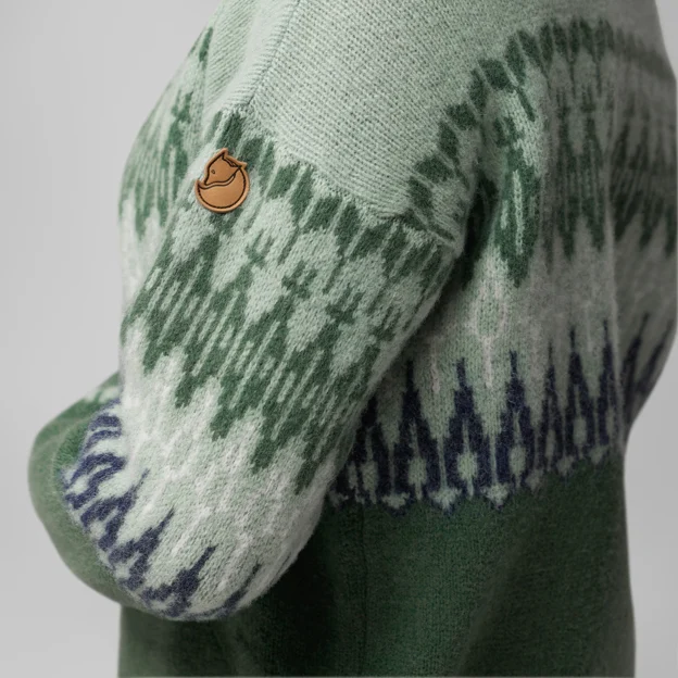 Fjällräven Övik Path Knit W Women’s Sweaters & knitwear Detail Angle F 76043