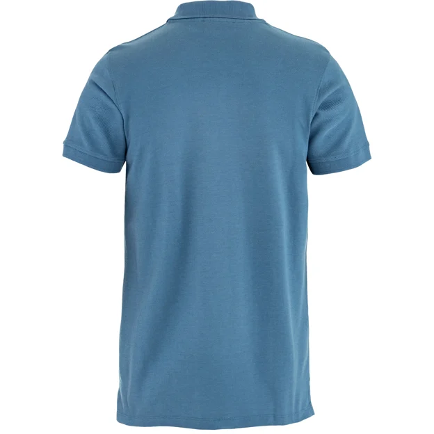 Fjällräven Övik Polo Shirt M Men’s T-shirts & tank tops Blue Main Back 100829