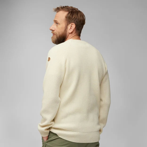 Fjällräven Övik Rib Sweater M Men’s Outlet Model Model back 76046