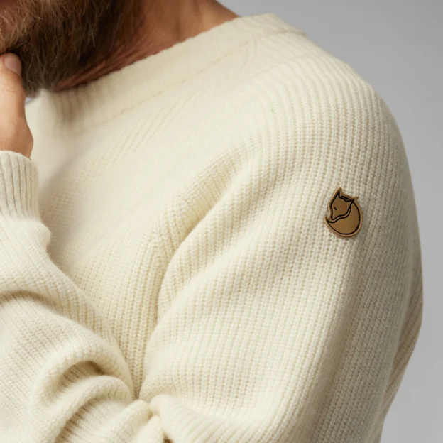Fjällräven Övik Rib Sweater M Men’s Outlet Detail Angle F 76048