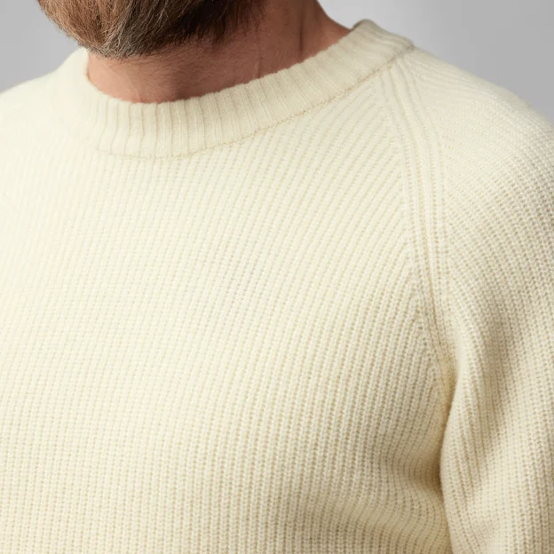 Fjällräven Övik Rib Sweater M Men’s Outlet Detail Angle G 76049