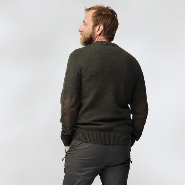 Fjällräven Övik Round-neck Sweater M Men’s Sweaters & knitwear Model Model back 86333